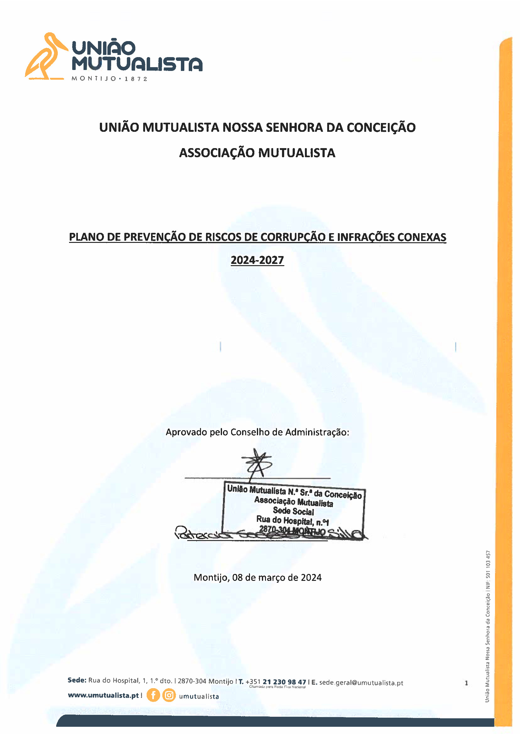 capa_Plano de Prevenção de Riscos de Corrupção e Infrações Conexas-umutualista